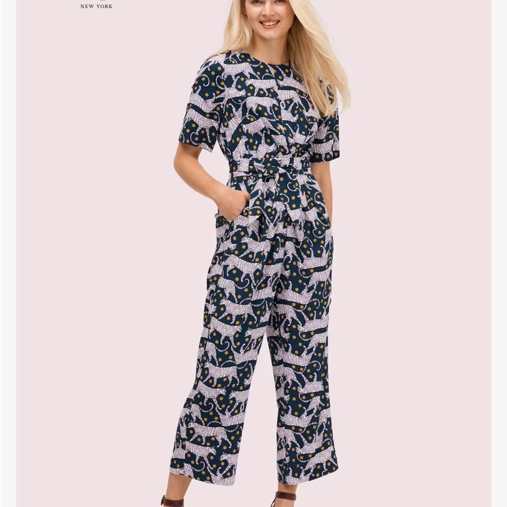 Kate Spade Panther Jumpsuit sz 8